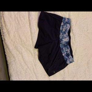 dark blue lulu shorts